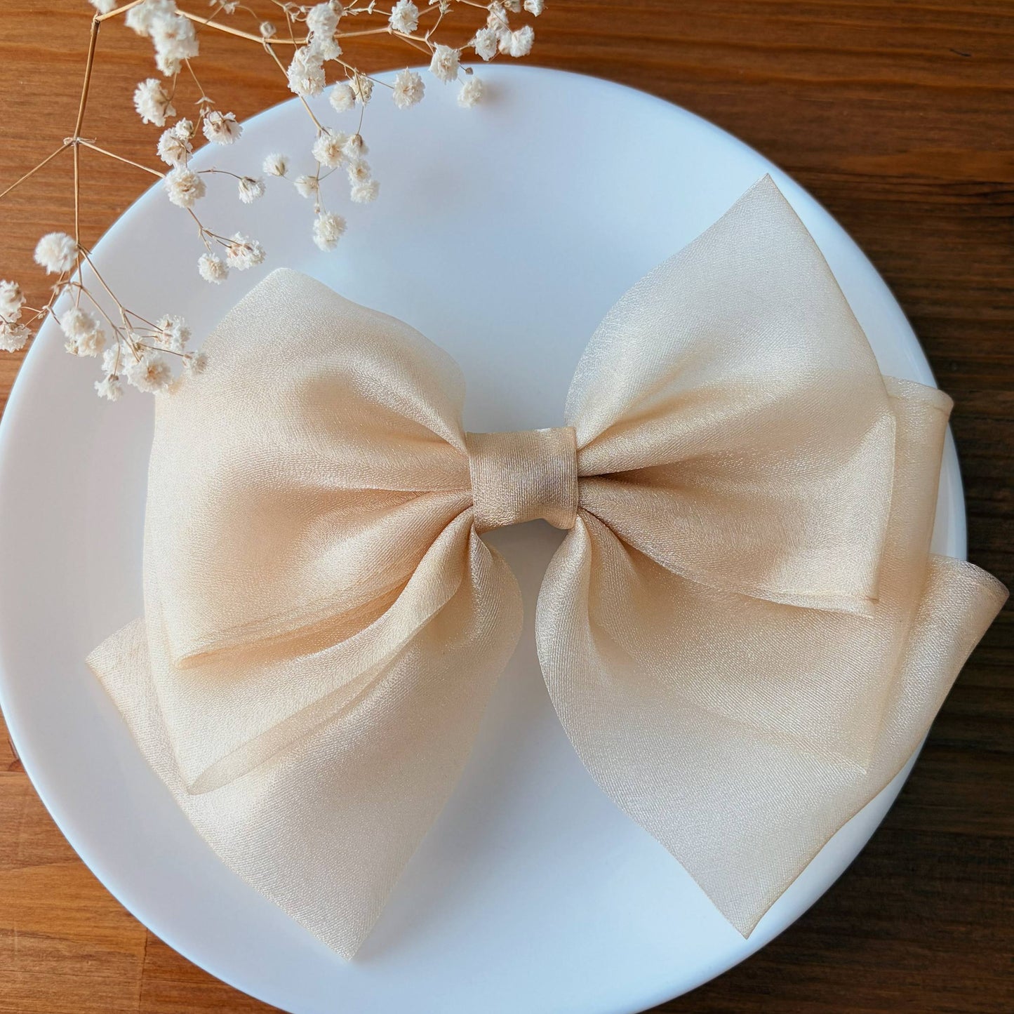 Cherry Kiss Ribbon Hair Clip