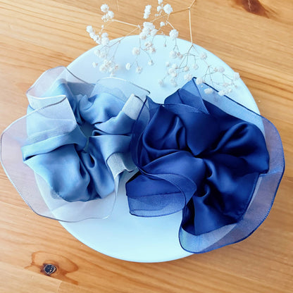 Celeste Silk Bloom – Scrunchie