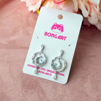 Moonlit Rose – Earrings