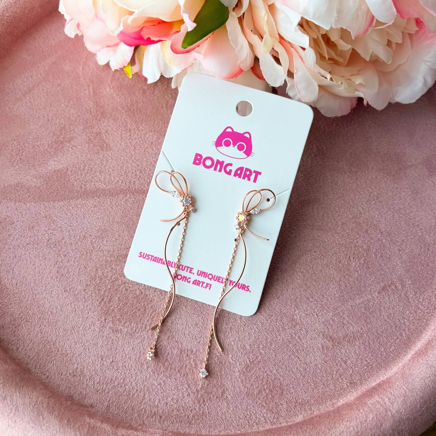 Swarovski Bow Sparkle – Earrings