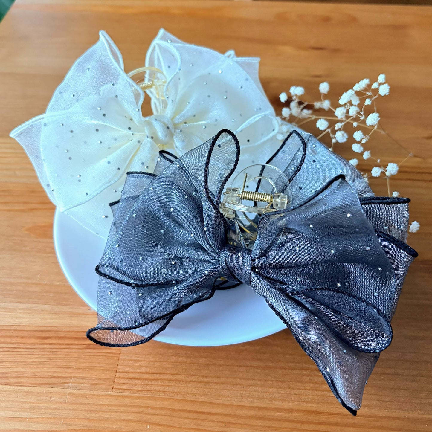 Princess Lace Ribbon Claw Clip