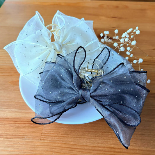 Princess Lace Ribbon Claw Clip
