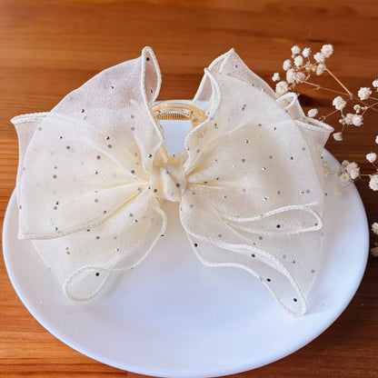 Princess Lace Ribbon Claw Clip
