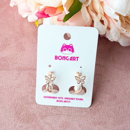 Fairy Pearl Butterfly – Earrings