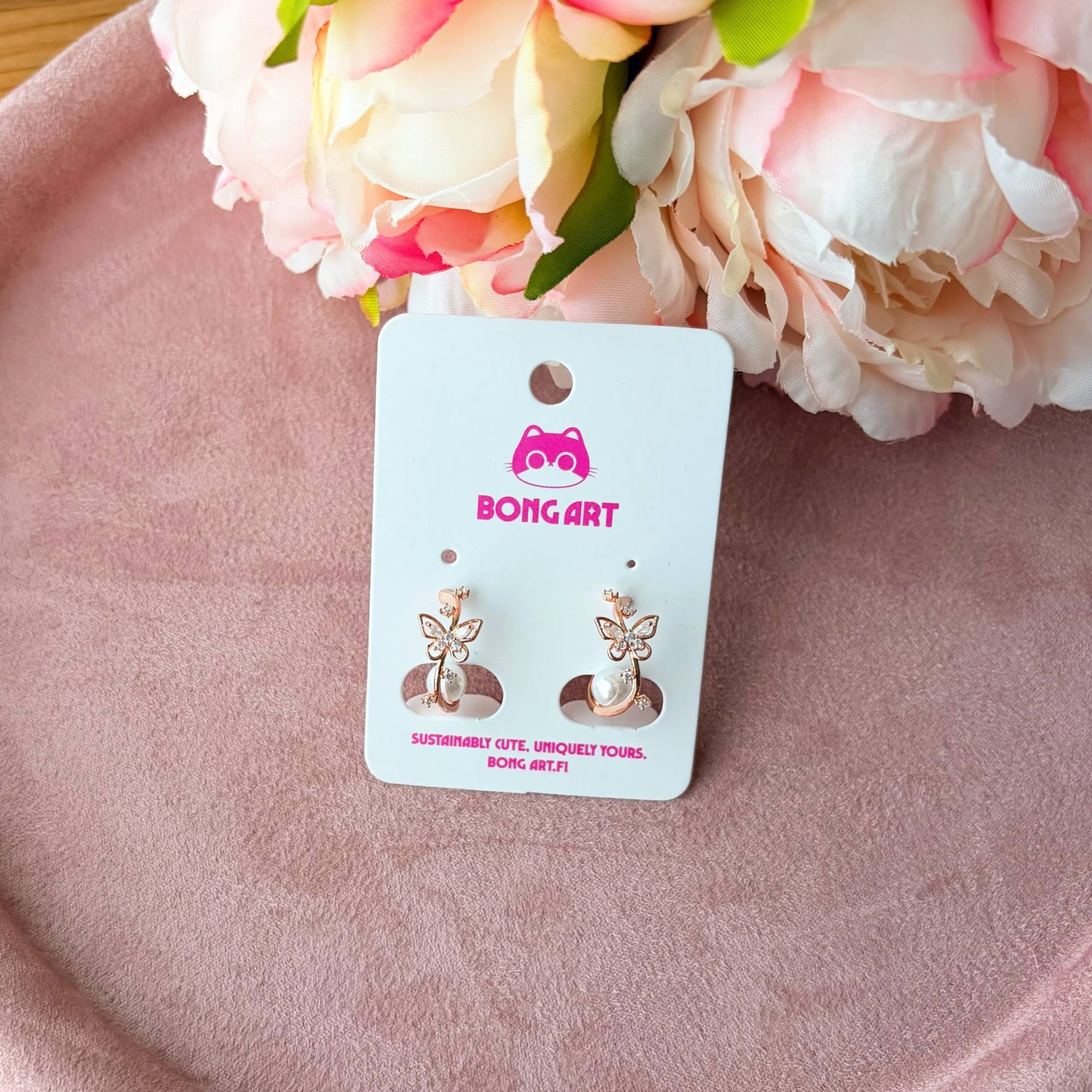 Fairy Pearl Butterfly – Earrings