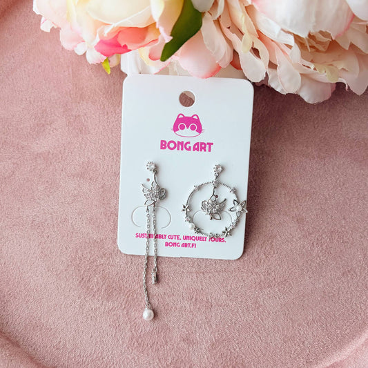 Angel Moon Butterfly – Earrings