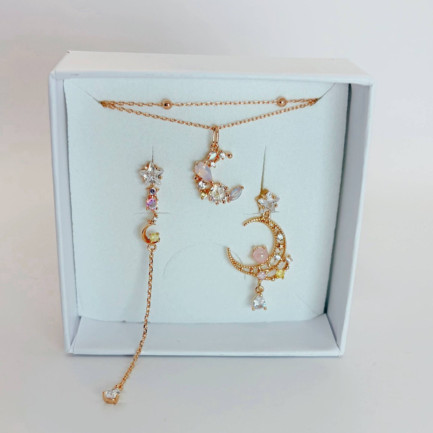 Starlit Ivory Glow – Set Jewelry