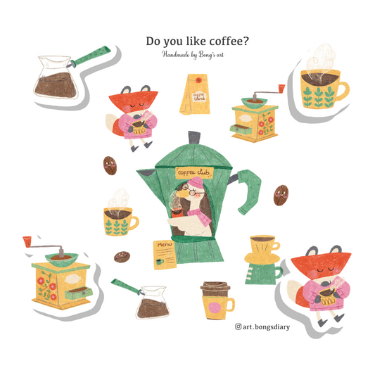 Do You Like Coffee? | Waterproof Matte Sticker Sheet